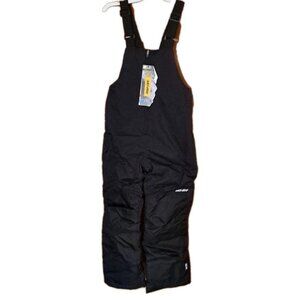 Ski-Doo Team Kids Youth Snow Pants Bibs Black Size 5 Snowmobiling Overalls